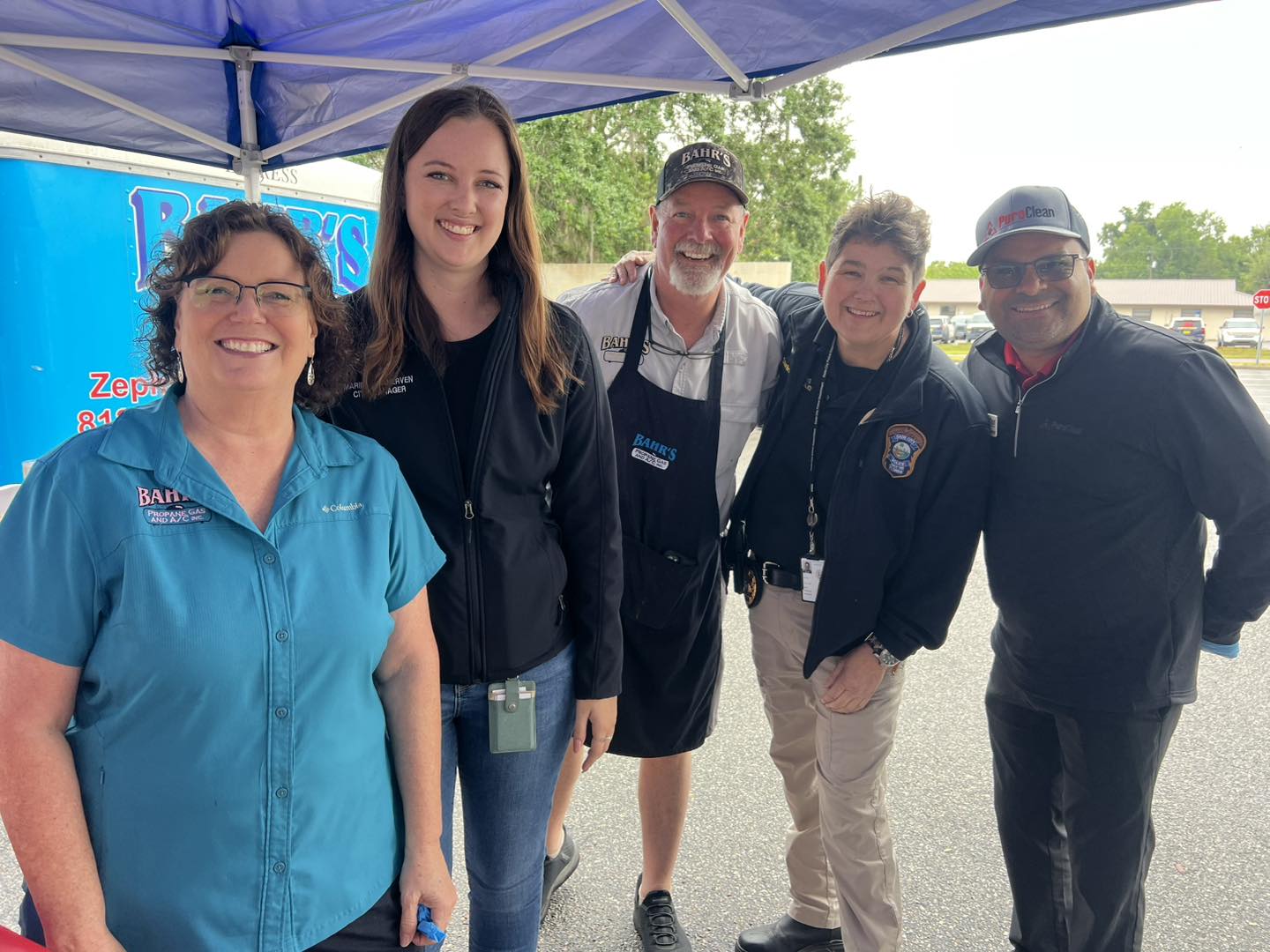 Bahr's Propane Gas & A/C supplies food for the police department and city workers - April 7, 2026